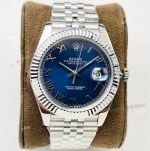 VR 1:1 Replica Rolex Datejust II  Watch Blue Face 41mm Roman Hour Markers 